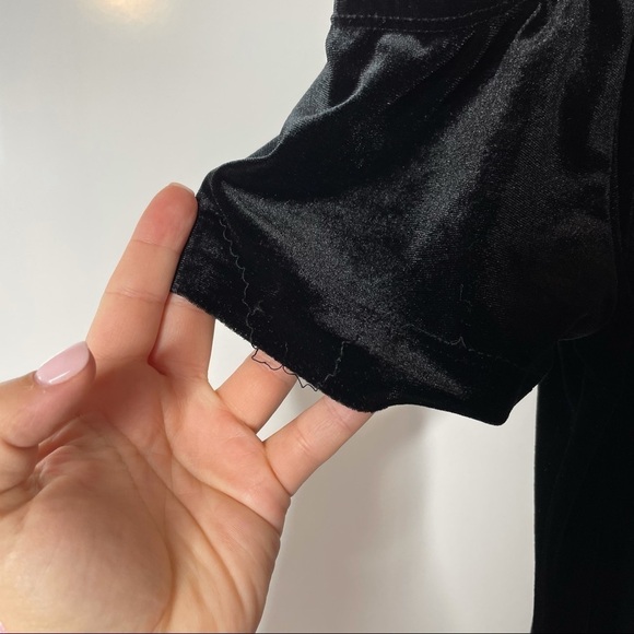Eliza J Velvet Mini Dress HAS FLAWS - Picture 4 of 5